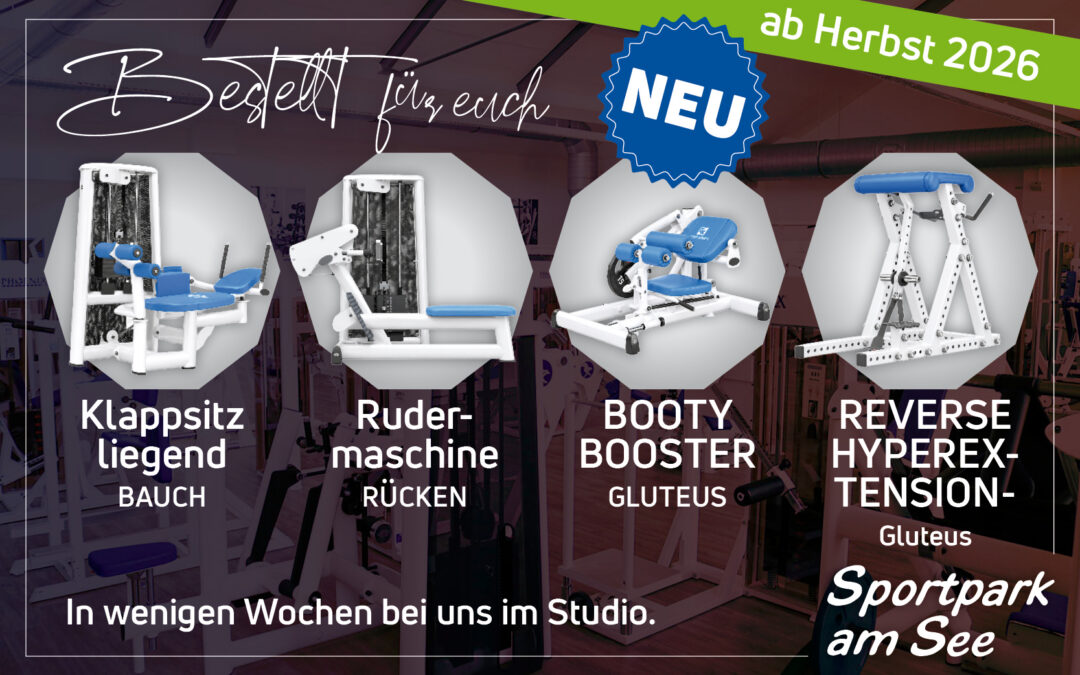 Neue Kraftgeräte Herbst 2026