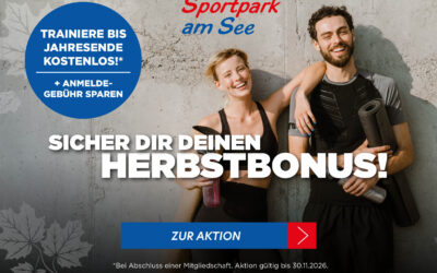 Dein Herbstbonus 2026 im Sportpark am See